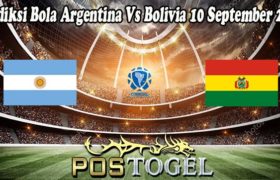 Prediksi Bola Argentina Vs Bolivia 10 September 2021