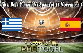 Prediksi Bola Yunani Vs Spanyol 12 November 2021