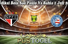 Prediksi Bola Sao Paulo Vs Bahia 1 Juli 2024