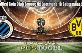 Prediksi Bola Club Brugge Vs Dortmund 19 September 2024