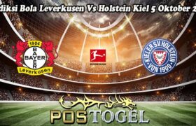 Prediksi Bola Leverkusen Vs Holstein Kiel 5 Oktober 2024