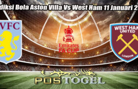 Prediksi Bola Aston Villa Vs West Ham 11 Januari 2025